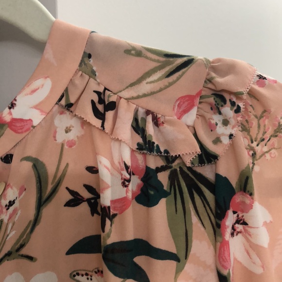NWOT Kate Spade floral blouse XS - Picture 3 of 4